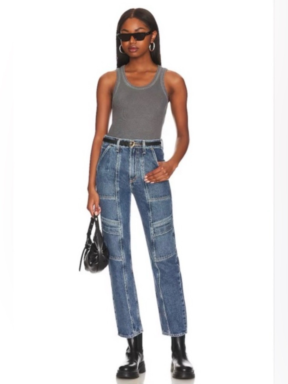 NWOT AGOLDE Cooper Cargo Jeans Regulation Size 28 Retails $215 on Revolve